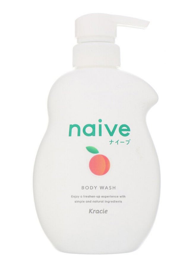 Kracie Peach Naive Body Wash 530ml - Image 1