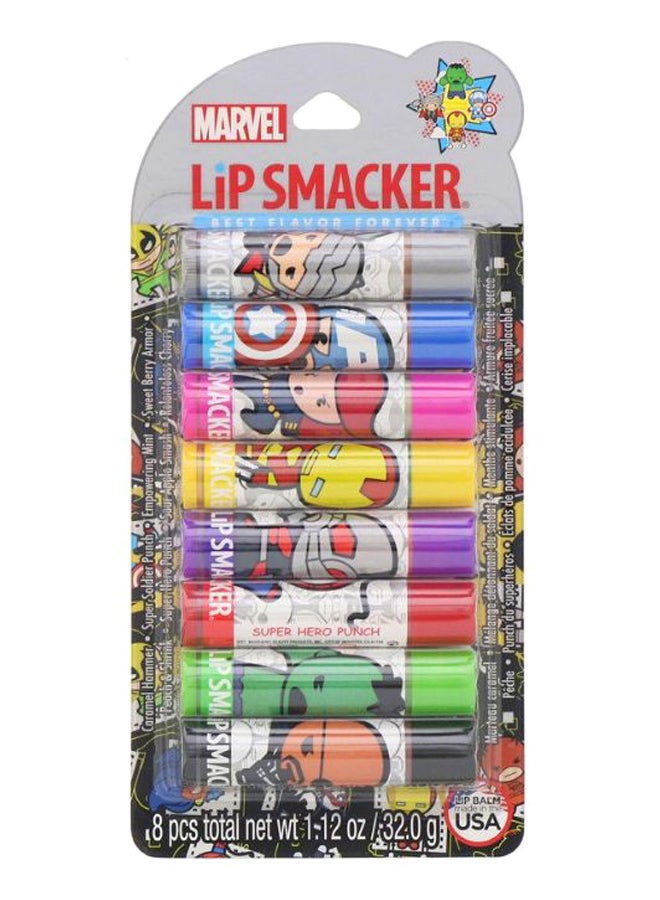 Lip Smacker Pack Of 8 Marvel Avengers Balm 32grams  - Image 1