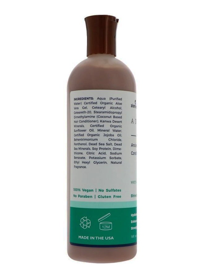 zionhealth White Coconut Adama Ancient Minerals Conditioner 473ml  - Image 3