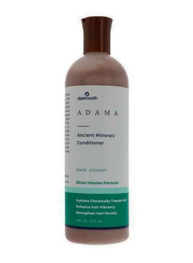 zionhealth White Coconut Adama Ancient Minerals Conditioner 473ml  - Image 1