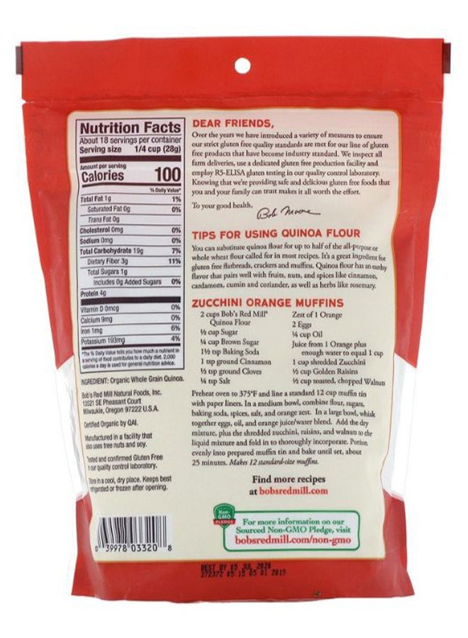 Bob's Red Mill Organic Whole Grain Quinoa Flour 18ounce - Image 2