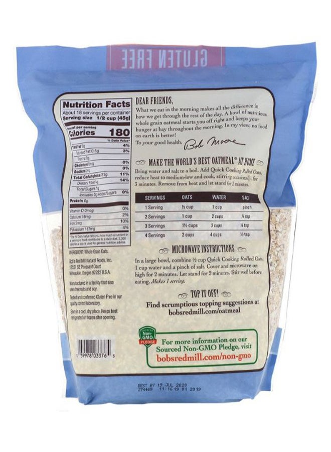 Bob's Red Mill Quick Cooking Whole Grain Rolled Oats - Image 2