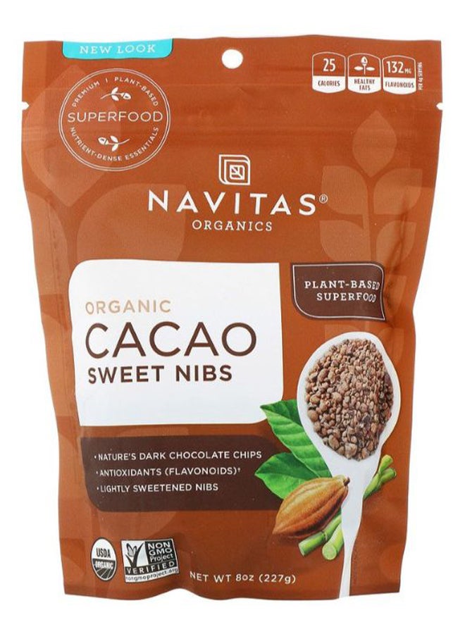 Navitas Organics Organic Cacao Sweet Nibs - Image 1