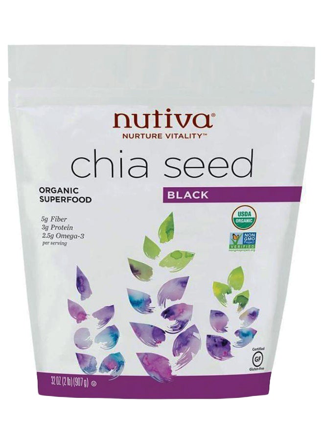 نوتيفا بذور الشيا السوداء العضويّة 907جرام - Image 1