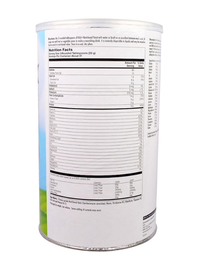 KAL Nutritional Yeast Flakes 624grams - Image 2