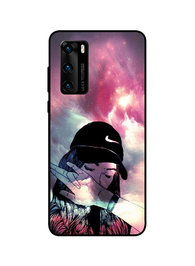 Theodor Protective Case Cover For Huawei P40 Pink/Blue/Black