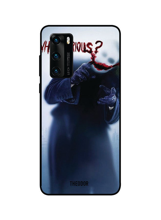 Theodor Protective Case Cover For Huawei P40 Blue/Red/White