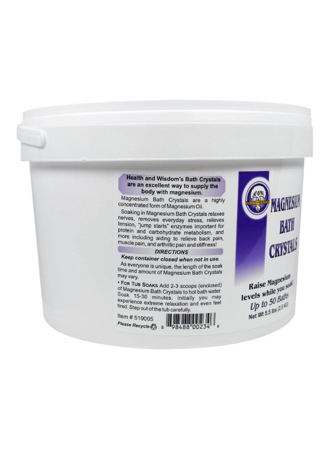 هيلث آند ويزدوم حبيبات الماغنسيوم للاستحمام 2.5كيلوجرام - Image 2