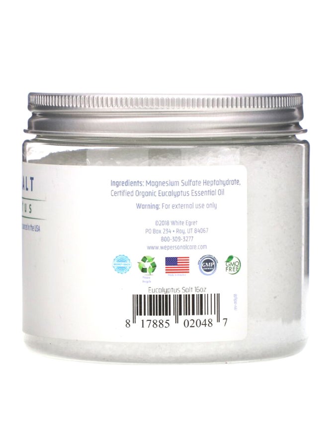 White Egret Personal Care White Egret Epsom Salt, Eucalyptus 454grams  - Image 2