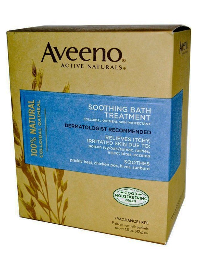 Aveeno Active Naturals Soothing 8 Time Single Bath Treatment Pack 42grams - Image 1
