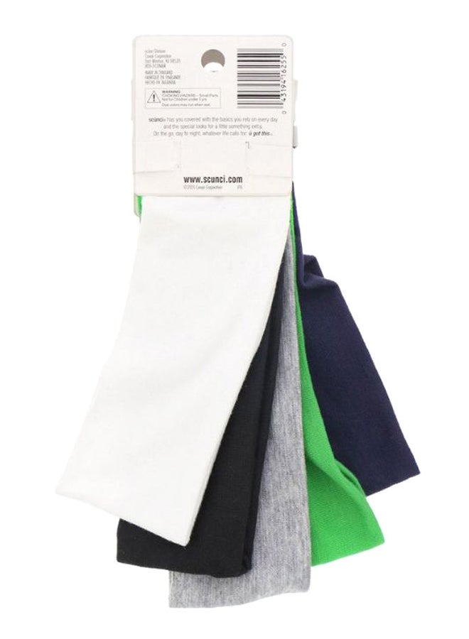 Scunci - 5-Piece Basic Headwraps Set Multicolour - Image 1