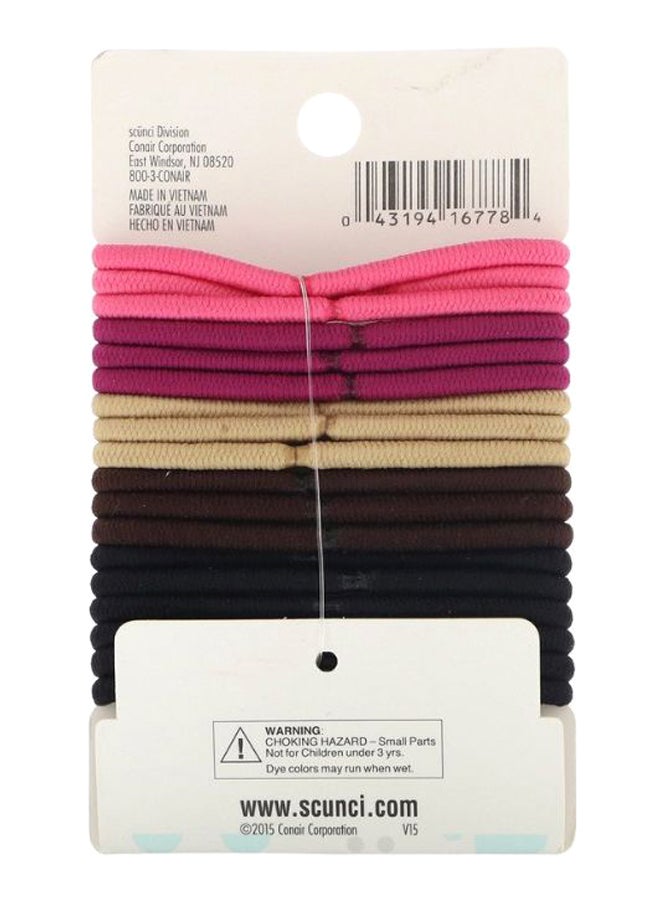 سكانشي مجموعة من ثمانية عشر قطعة من مثبت الشعر نو داميج المريح للاستخدام طوال اليوم متعدد الألوان - Image 2