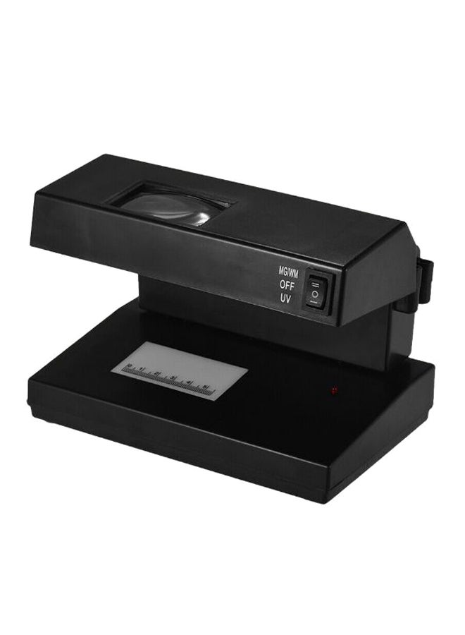 Generic 2-In-1 Mini UV Money Checker Fake Counterfeit Note Detector Black  - Image 1