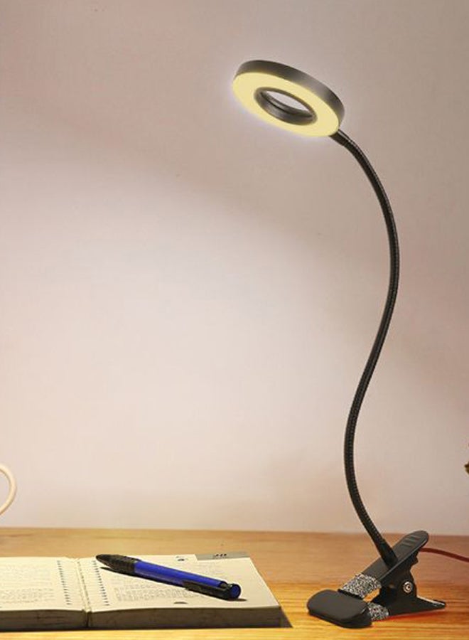 Generic Clip-On Table Top Desk LED Book Light With Clamp Black/White  - Image 3