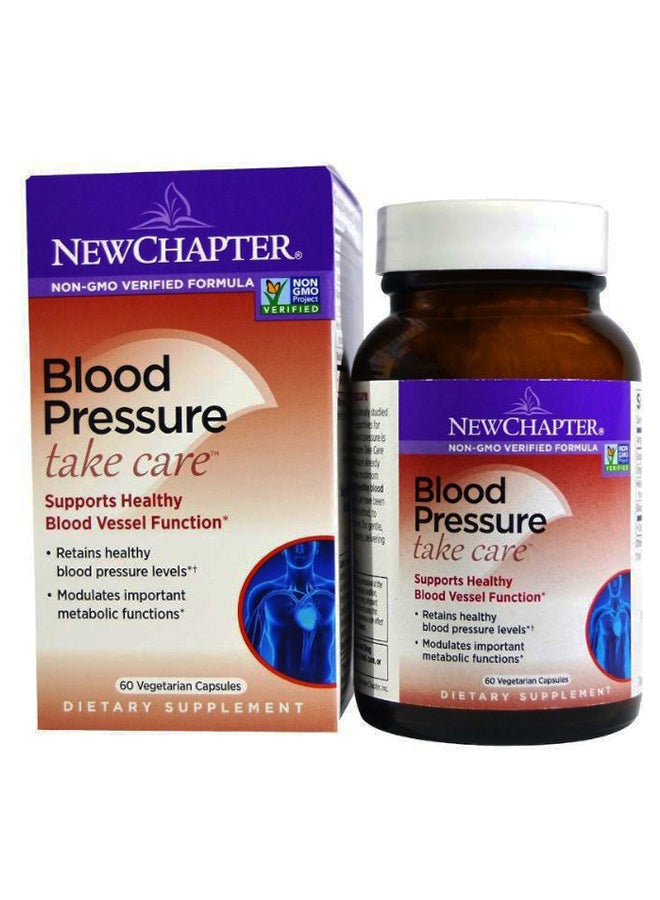 New Chapter Blood Pressure Dietary Supplement - 60 Capsules - Image 1