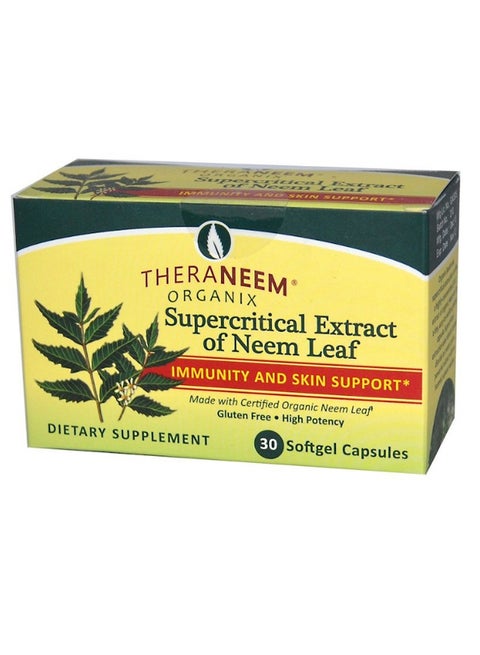 Thera Neem Organix Supercritical Extract Of Neem Leaf Immunity And Skin Support - 30 Capsule
