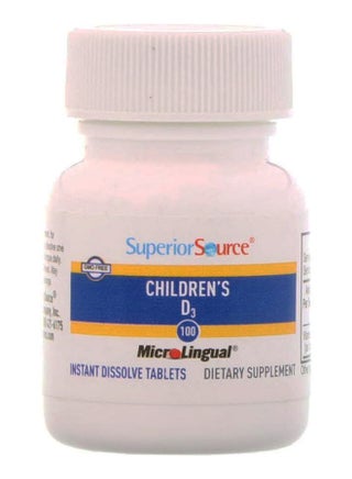 Childrens D3 - 100 MicroLingual Instant Dissolve Tablets - v1587724067/N37442397A_1