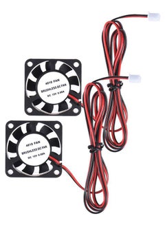 Anet 2-Piece Brushless Cooling Fan Set Black/Red  - Image 1