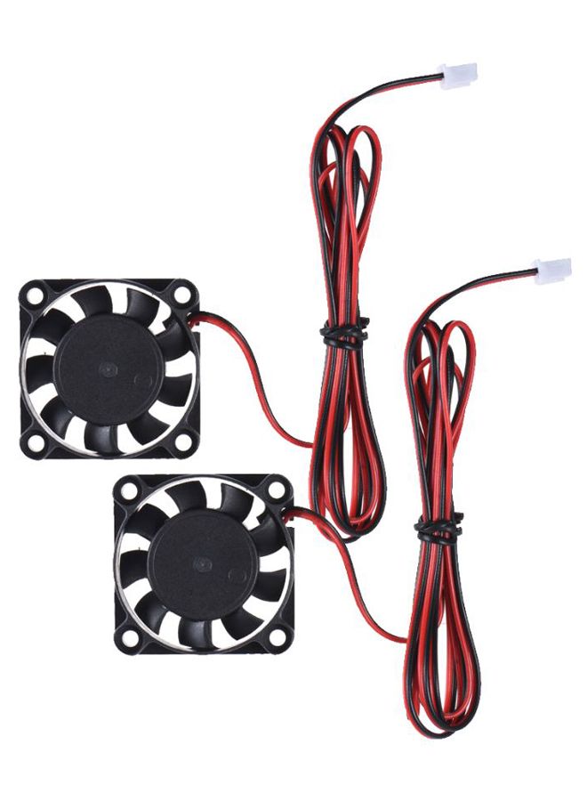 Anet 2-Piece Brushless Cooling Fan Set Black/Red  - Image 2