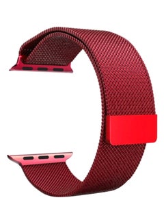 Replacement Milanese Band For Apple Watch 44mm Red