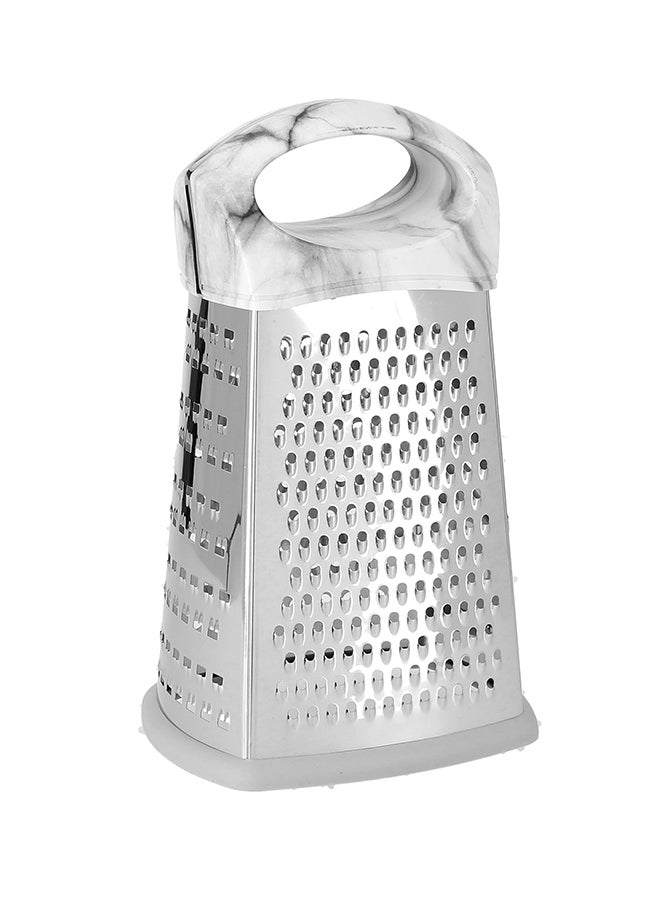 Marble Designed 4 Side Grater White/Grey 8cm - v1587733289/N26600707A_2