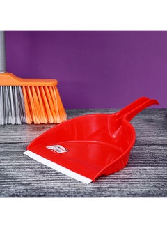 DELCASA Dust Pan With Brush Orange  - Image 1
