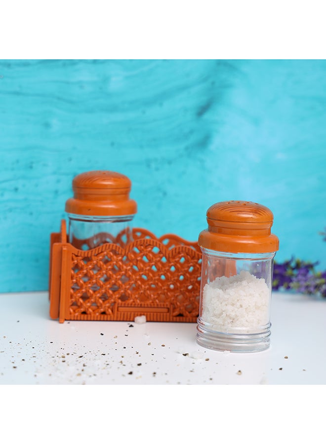 DELCASA Salt And Pepper Set Clear/Brown  - Image 4