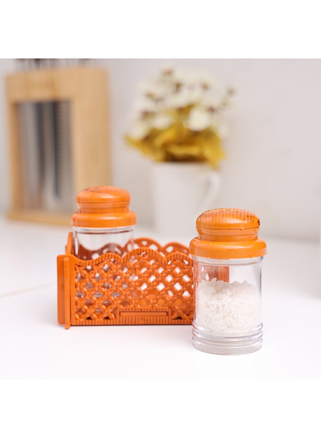DELCASA Salt And Pepper Set Clear/Brown  - Image 2