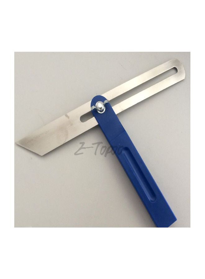 Angle Rulers Gauge Measuring Tool Silver/Blue 9inch - Image 2
