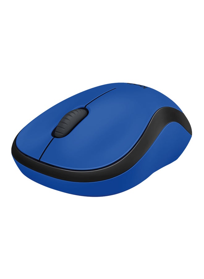 Logitech - M220 Wireless Mouse, Silent Buttons, 2.4 GHz With USB Mini Receiver, 1000 DPI Optical Tracking, 18 Month Battery Life, Ambidextrous PC / Mac / Laptop Blue - Image 1