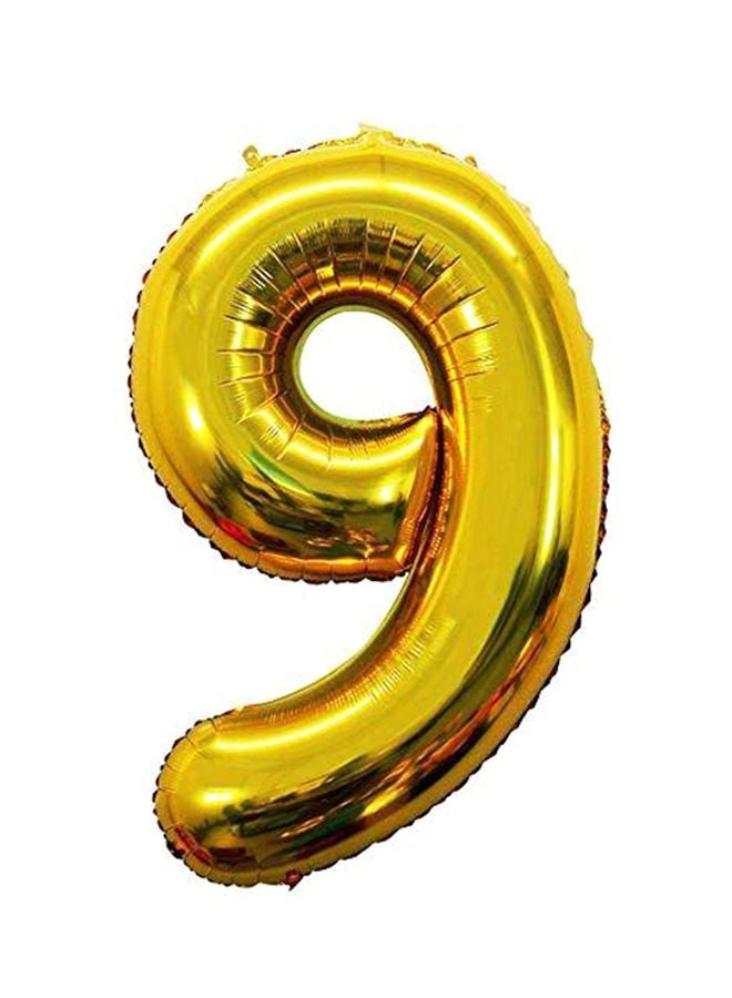 Number 9 Helium Party Balloon 