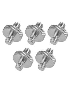 Generic 5-Piece 1/4 Inch Male To Male Screw Set Silver  - Image 2