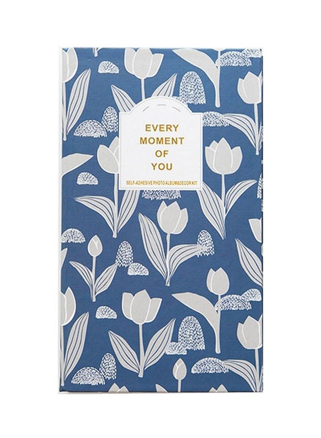 Beauenty 84-Pocket Mini Film Photo Album Blue/White/Beige 8.9 x 6.35cm  - Image 1