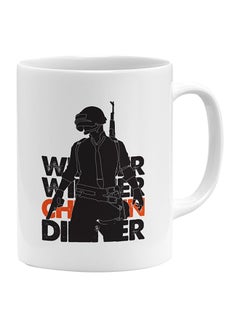 Winner Winner Chicken Dinner Printed Mug White