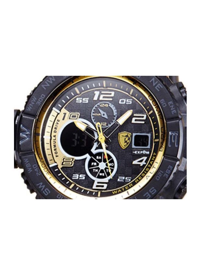 Men's Water Resistant Analog/Digital Watch - Image 2