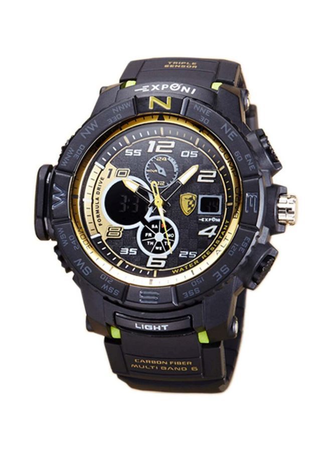 Men's Water Resistant Analog/Digital Watch - Image 1