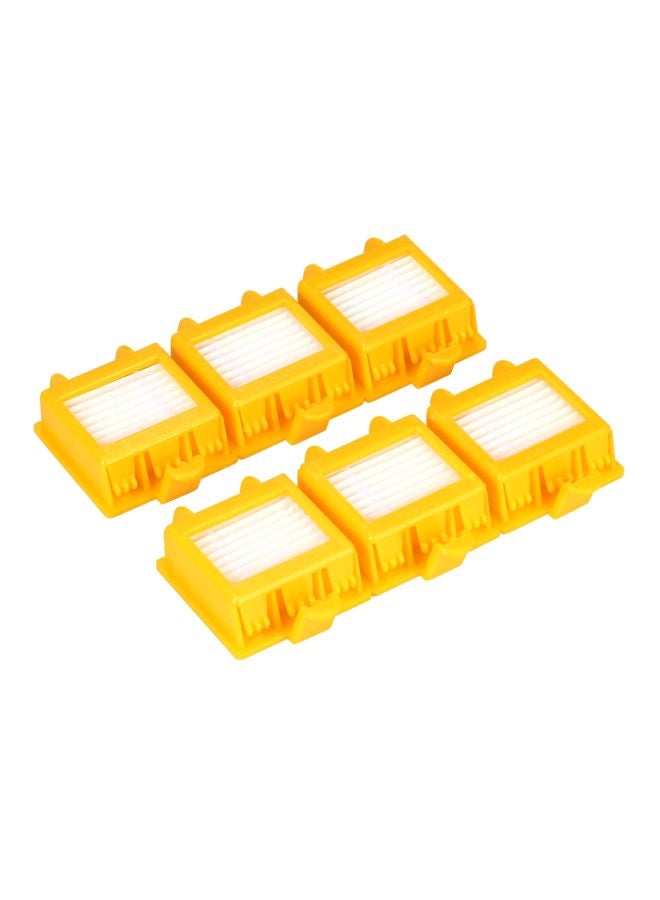12-Piece Replacement Accessories Kit For iRobot Roomba 700 Series H21088 Black/Yellow/White