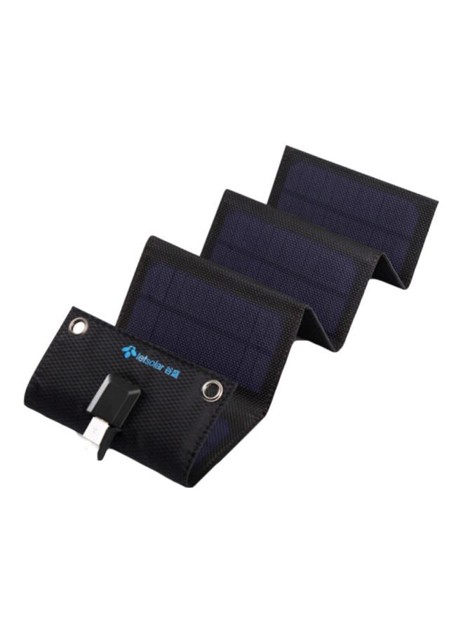 MS9 Portable Solar Charger Black - Image 1