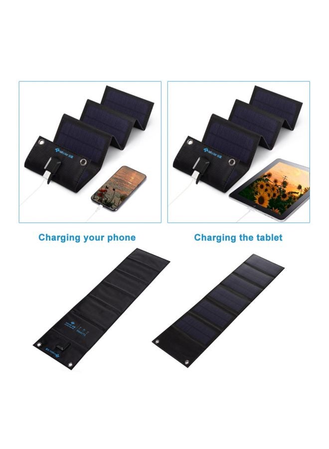 MS9 Portable Solar Charger Black - Image 2