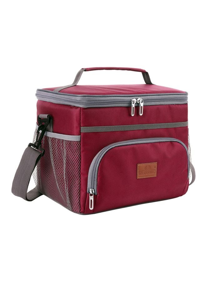 LIXADA - Thermal Lunch Bag Red/Grey One SizeLiters - Image 1