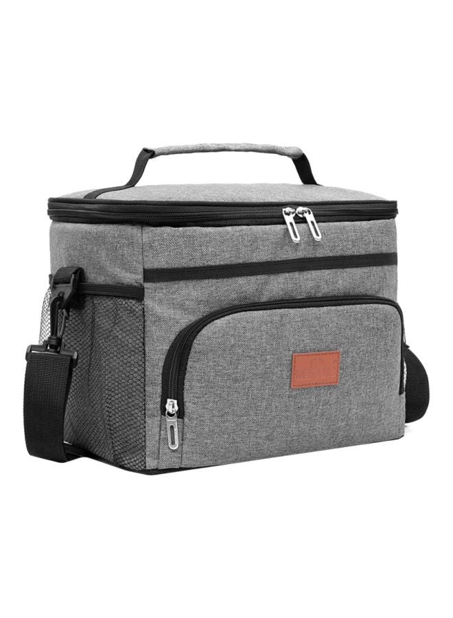 LIXADA - Thermal Lunch Bag Grey One SizeLiters - Image 1