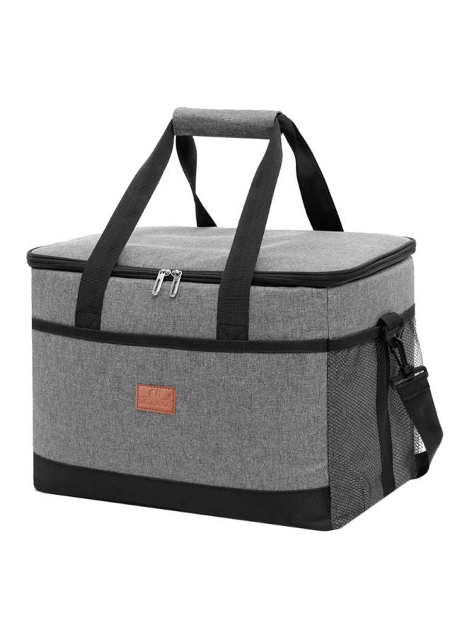LIXADA Thermal Lunch Bag Grey/Black One SizeLiters  - Image 1