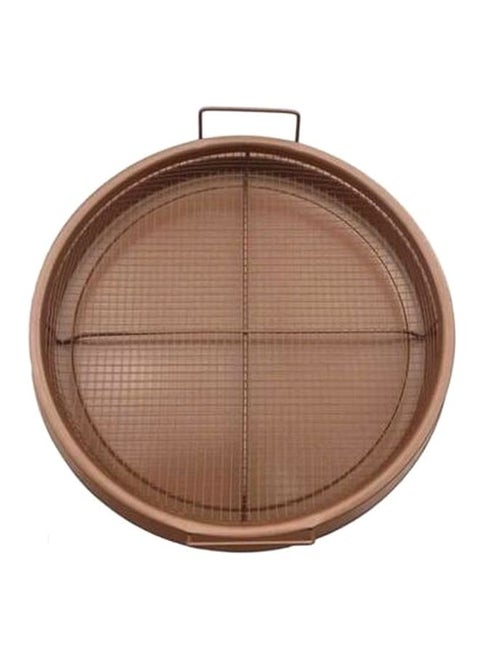 Air Fryer Crisper Tray Brown 31cm