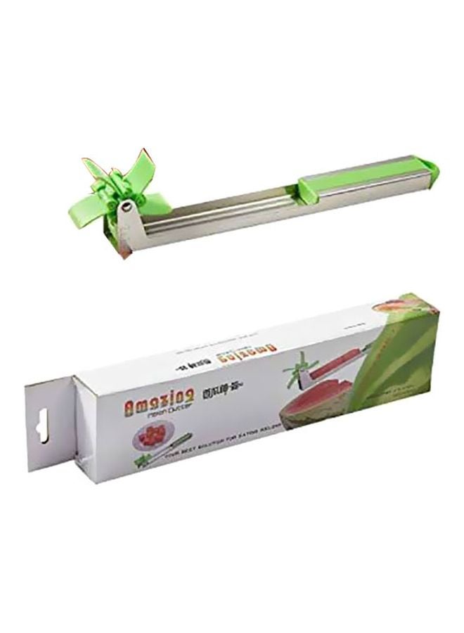 UFO Watermelon Cutter Green/Silver 25x6centimeter - Image 1