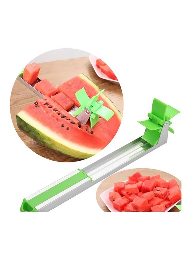 UFO Watermelon Cutter Green/Silver 25x6centimeter - Image 2