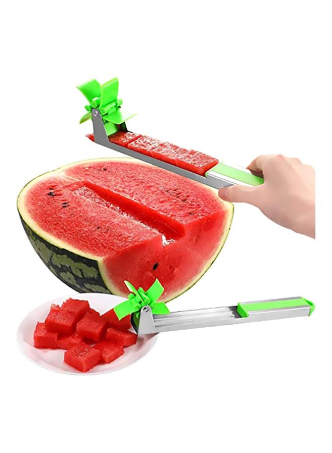 UFO Watermelon Cutter Green/Silver 25x6centimeter - Image 3