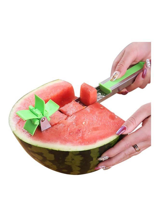 UFO Watermelon Cutter Green/Silver 25x6centimeter - Image 4