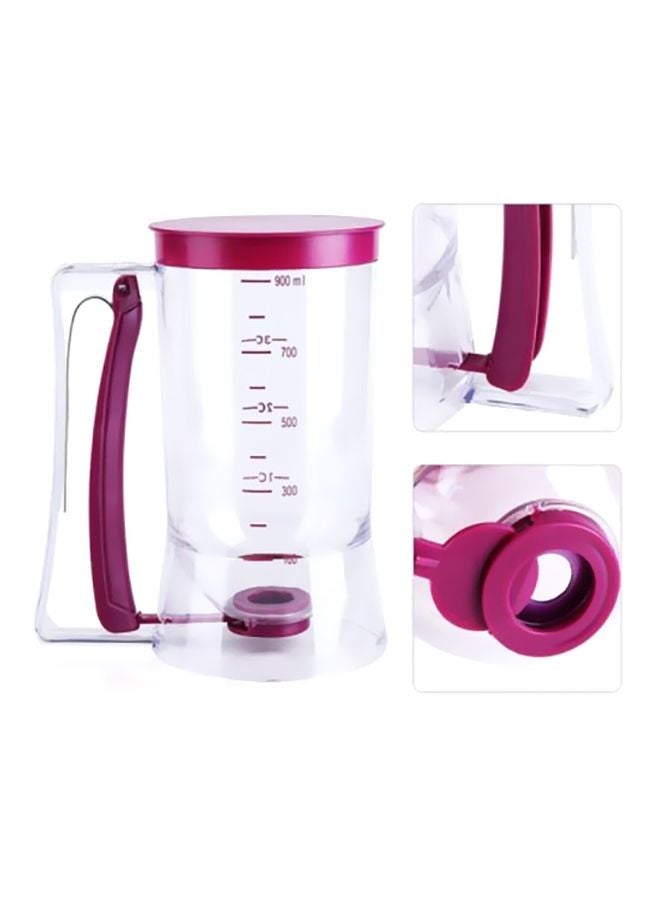 UFO Batter Dispenser Clear/Purple 700ml - Image 2