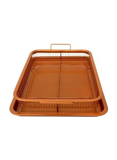Generic Non-Stick Oven Deep Fryer Copper 37x23cm  - Image 2