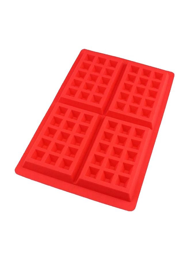 قالب وافل سيليكون أحمر 25x20Ø³Ù†ØªÙŠÙ…ØªØ± 